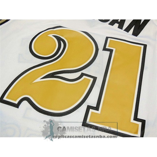 Camiseta NCAA Wake Forest Demon Deacons Tim Duncan Blacno